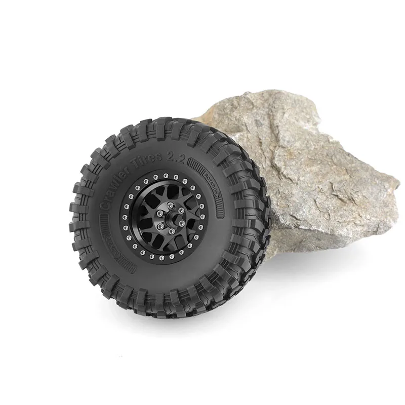 XAQRYQO RC Reifen Set 4 Stück - 135mm Für Axial SCX10, Wraith, Capra Crawler