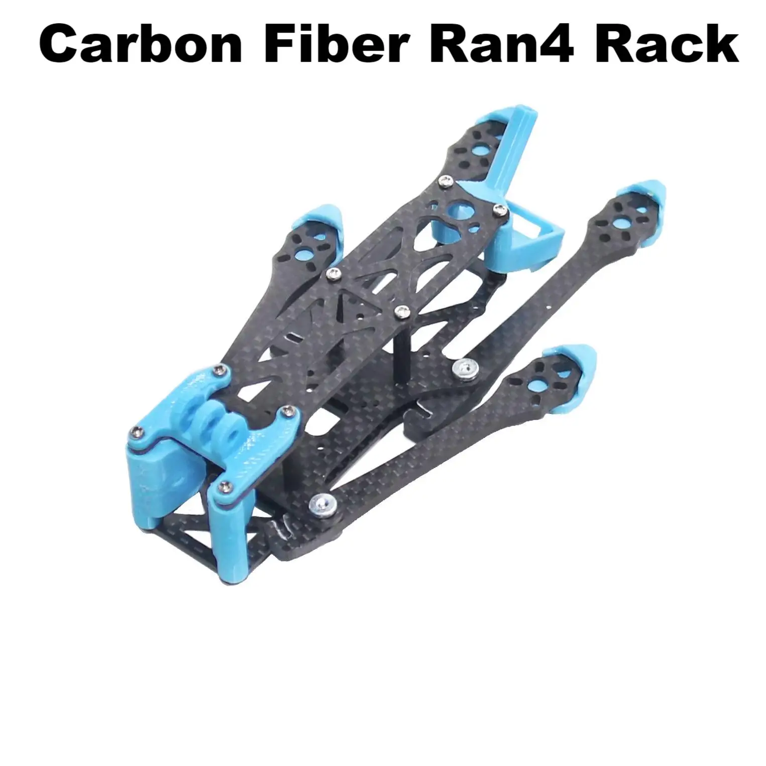 Châssis Drone FPV 4 Pouces B-CUBE Ran4 Fibre Carbone 185mm 52g