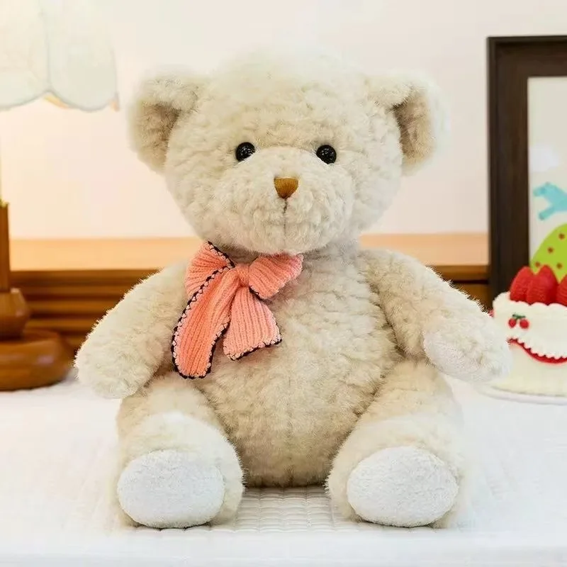 부드러운 나비넥타이 테디베어 봉제인형, 세탁 가능한 샤워 생일선물, 아이방 집꾸미기, 팬 컬렉션