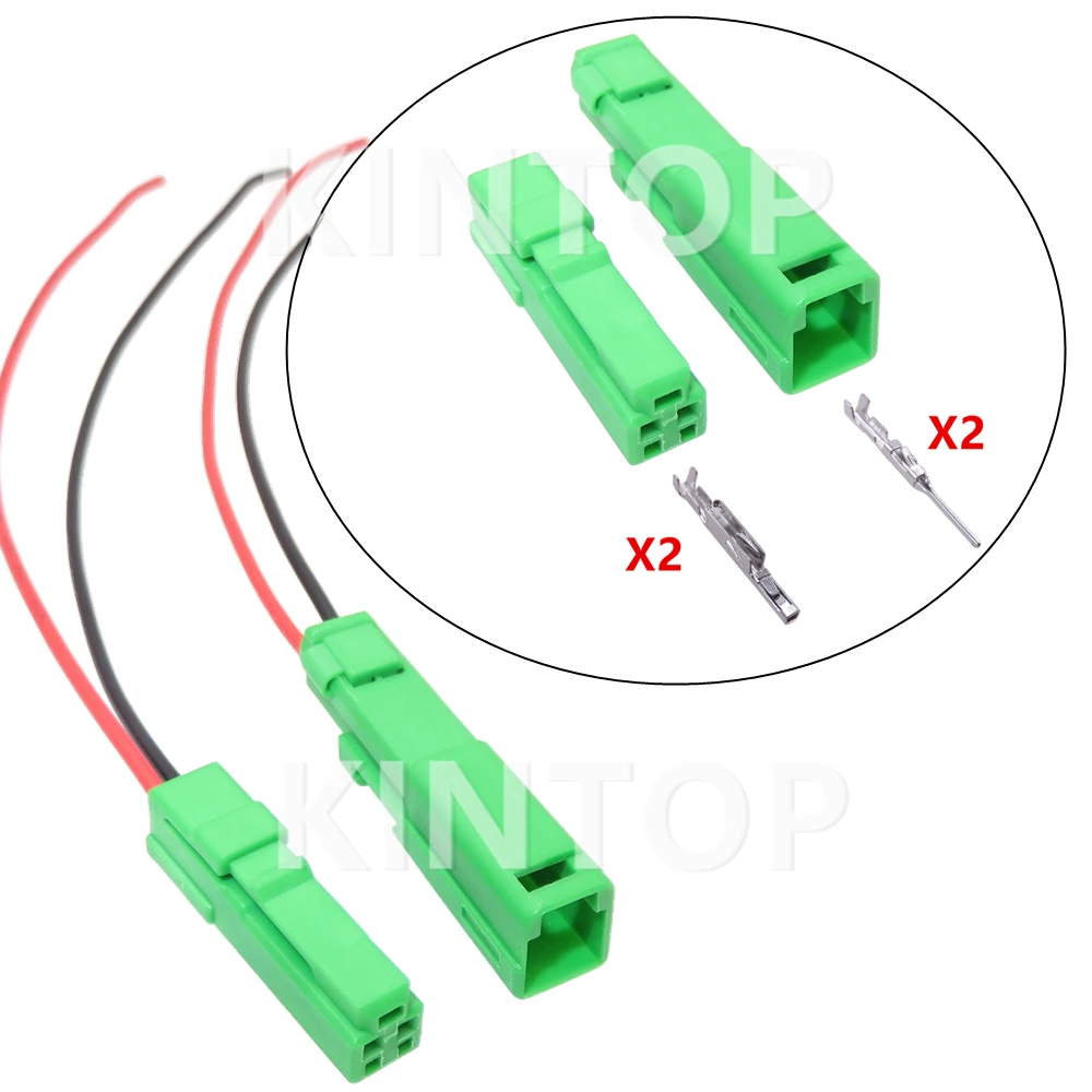 

1 Set 2 Pins IL-AG9-2P-S3C1 IL-AG9-2P-S3C1 AC Assembly Car Wire Socket with Wires Automobile Plastic Housing Connector