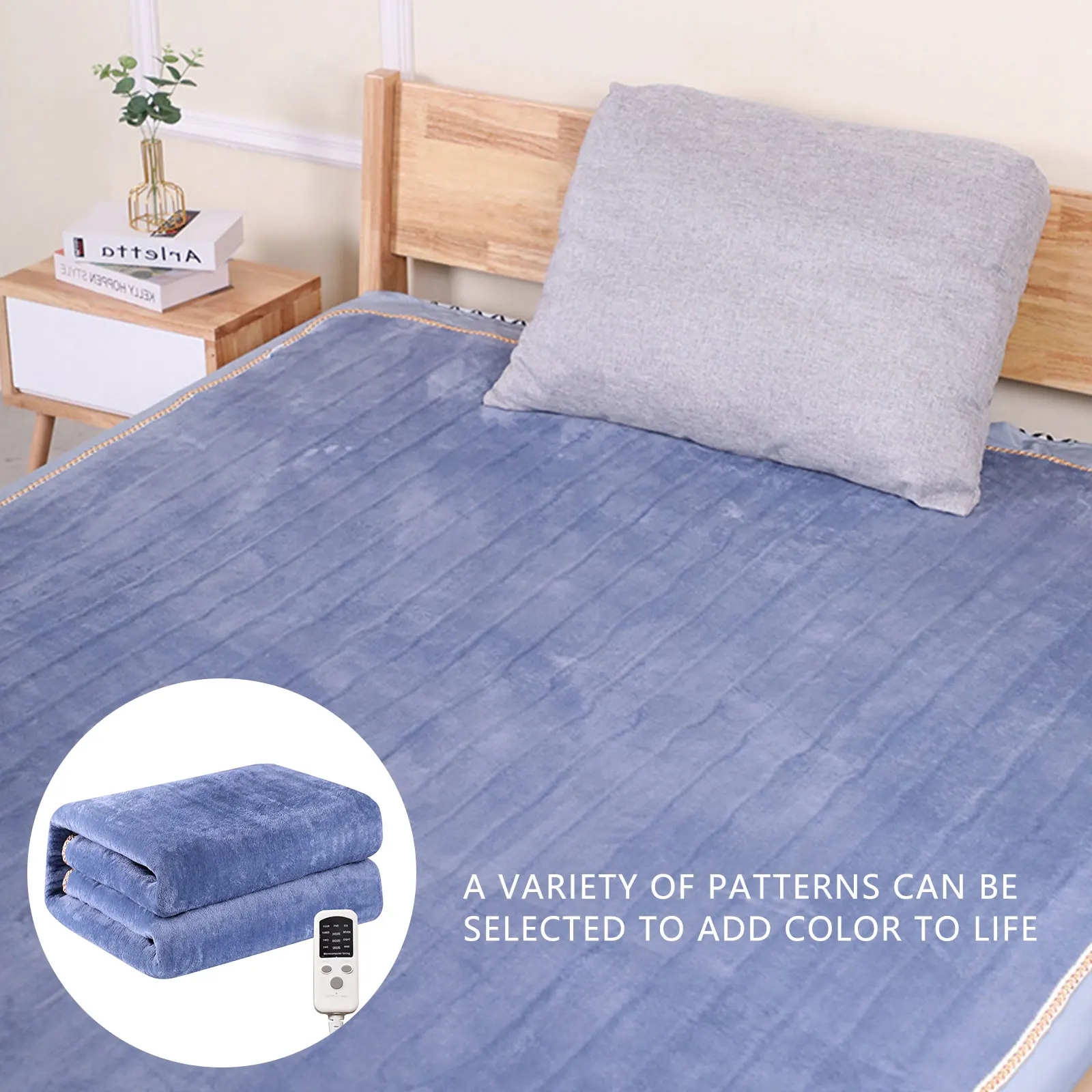 Thicker Single Electric Mattress Thermostat Electric Blanket Security Electric  Heating Blanket Warm Electric Blanket 150x80cm - AliExpress