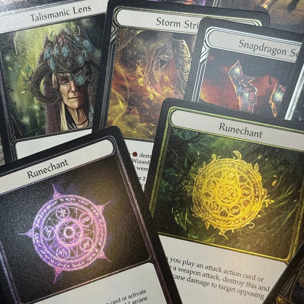 FAB Cold Foil Proxy Card Runechant Seismic Surge Uzuri Will of