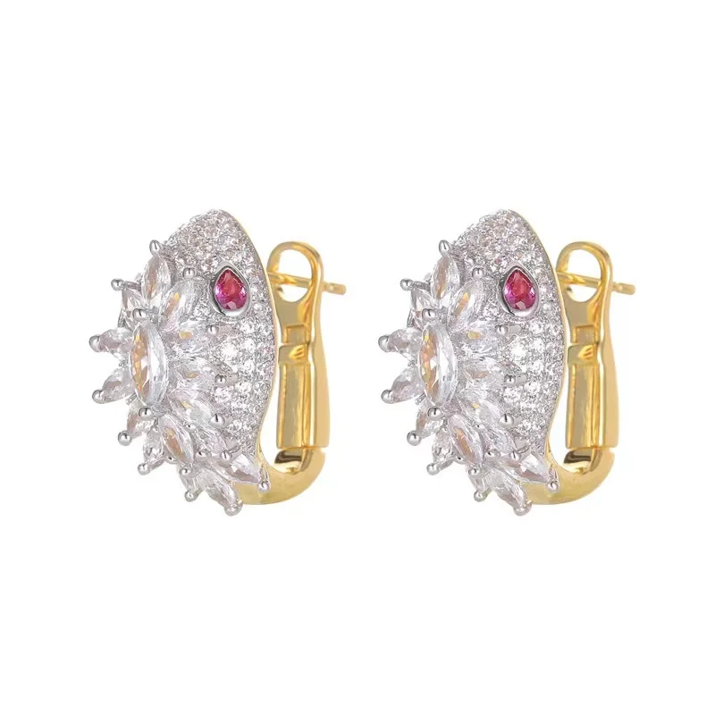 2023 New High Quality Hot Sale Snake Earrings Red Eyes Ladies Fashion Glamour Snake Earrings Luxury Jewelry Party Birthday Gifts 3
