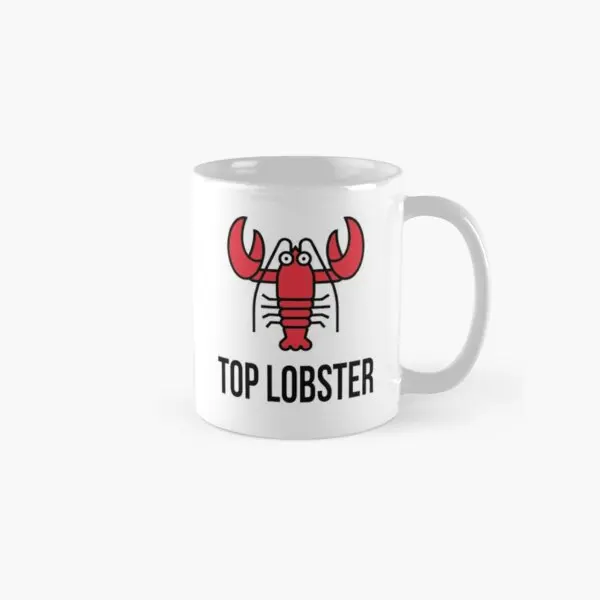 

Top Lobster Classic Mug Drinkware Handle Round Design Printed Cup Photo Image Picture Coffee Simple Gifts Tea