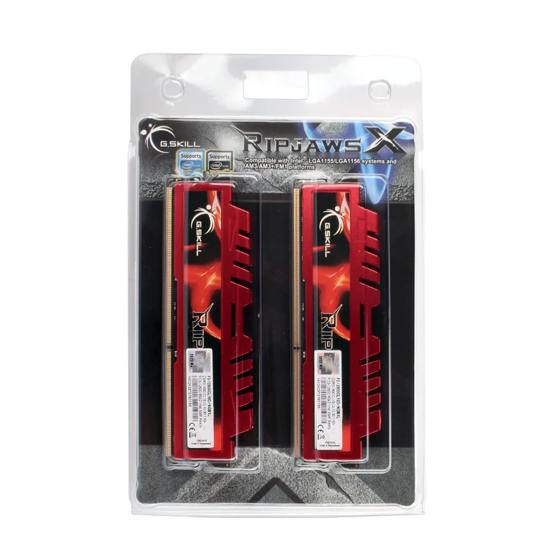 Desktop ram memory,desktop memory G.SKILL Ripjaws X DDR3 4GB 8GB KIT 1333MHz 1600MHz 1866MHz 2133MHz 2400MHz DIMM Desktop Memory Module Dual Channel ddr3 Ram