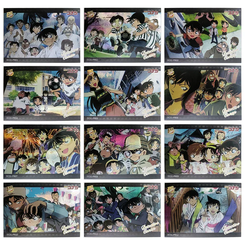 

Anime Detective Conan Rare PR Refractive Flash Cards Conan Edogawa Rachel Moore Toys for boys Collectible Cards Birthday Gifts