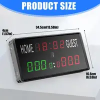 Tableau bord électronique gardien scores électroniques LED avec le tableau bord électronique d'affichage temps 6