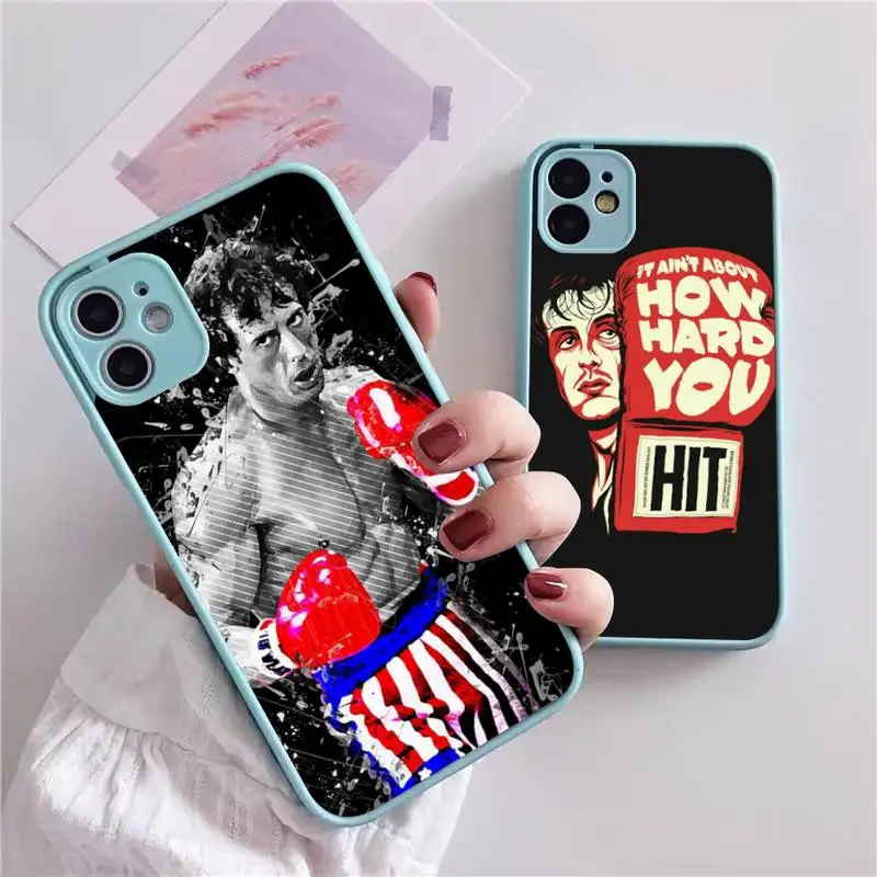 Чехол для телефона с классическим фильмом Рокки Бальбоа iphone 13 12 11 xr xs x 7 8 pro max