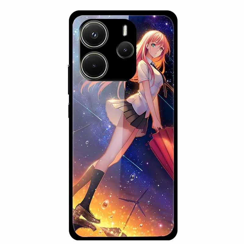 Global Version Hard Tempered Glass Fashion Protective Case, 6.67 Cover