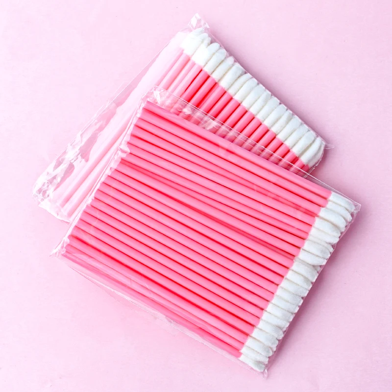 MEISHENJIE 50/1000Pcs Lip Brush Lipsticks Lipbrush Mascara Applicator Lipstick Wands Eyelashes brush Set Cosmetic Makeup Tool 4