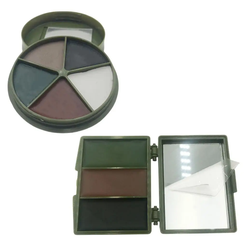Compact Camouflage Face Paint Mirror Palette Makeup