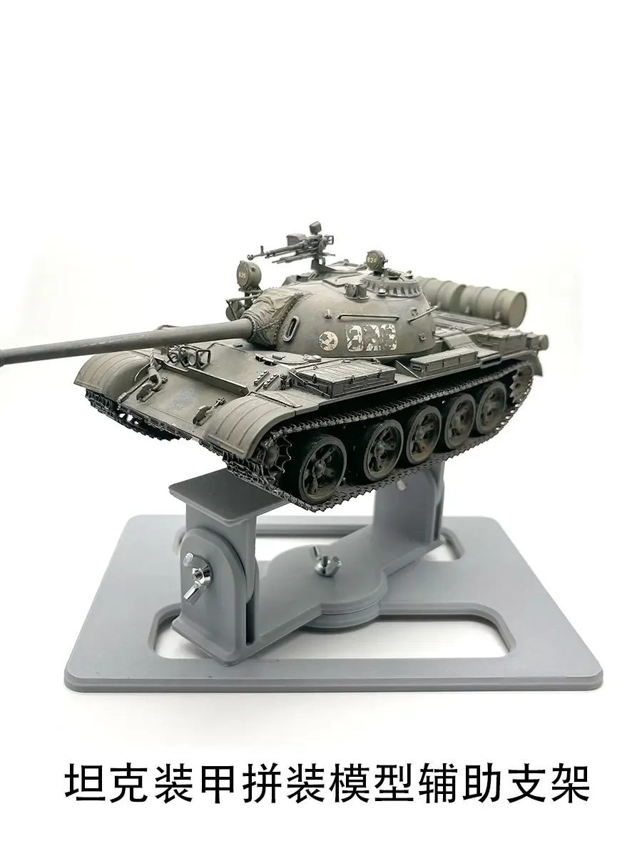 Model Display Stand LEUNGS WORKSHOP Military Tank Model Display Stand Holder Assembling Model Soldier Vehicle Painting Support for Modeler Hobby DIY