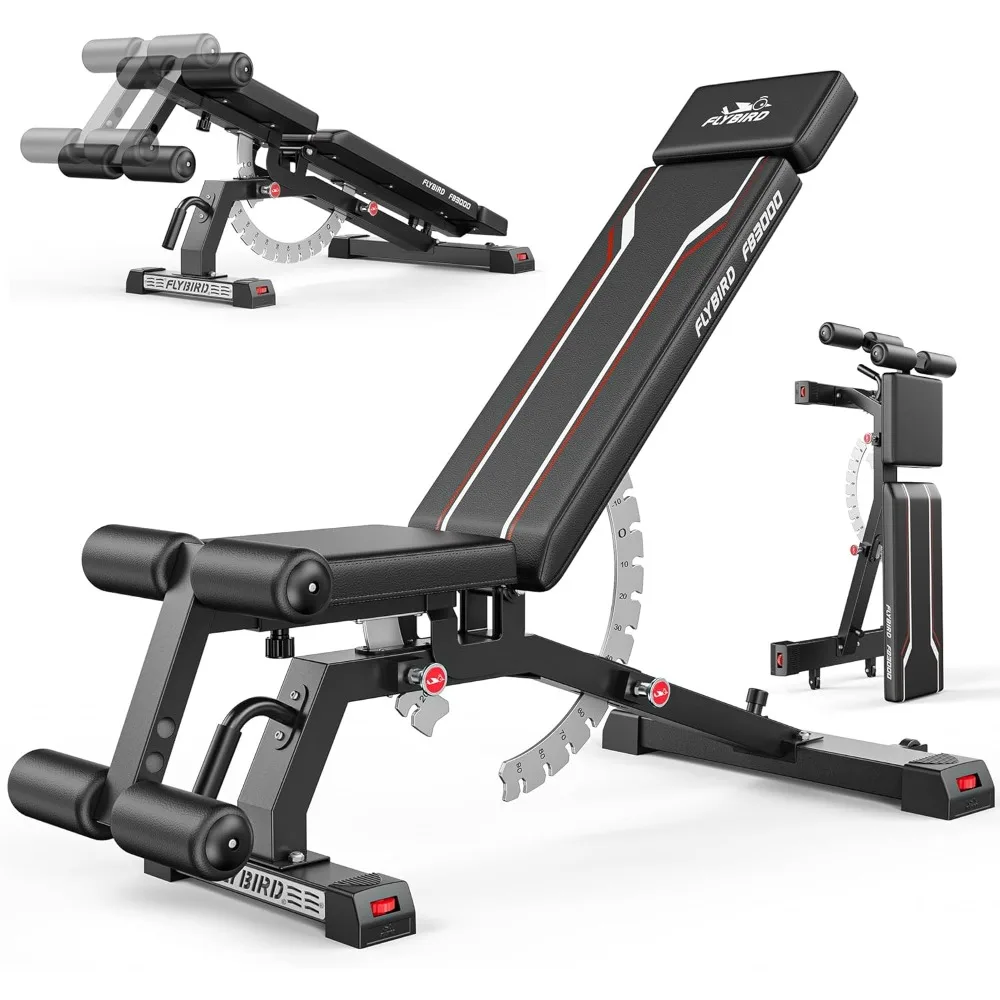 Foldable Strength Training Bench 1