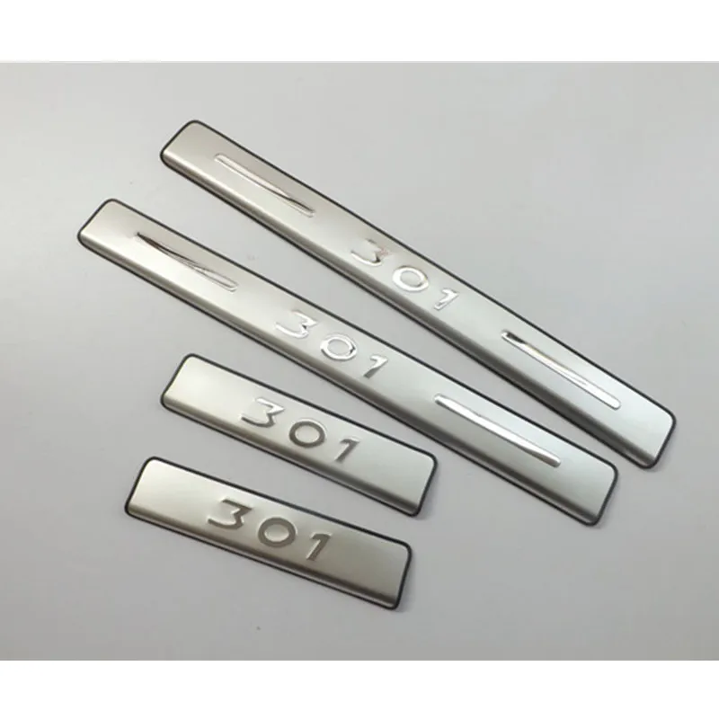 

High quality stainless steel Scuff Plate/Door Sill for 2013 2014 Peugeot 301