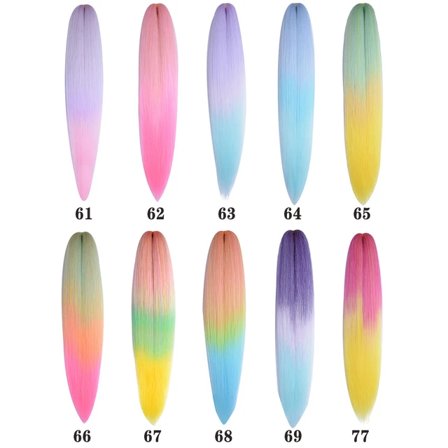 Synthetic Ombre Pre Stretched Kanekalon Hair Jumbo Braid 60g 2