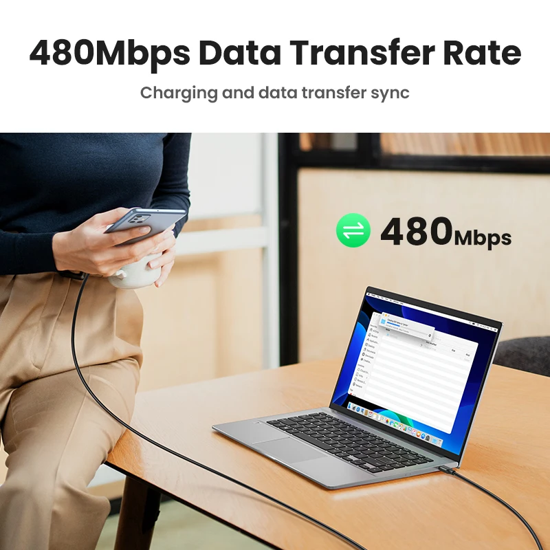 UGREEN 100W USB C to USB C Cable PD Fast Charging Cable 5A 100W Type C Cable for MacBook iPad Pro Fast Charger PD Cable USB C