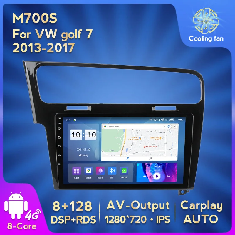 

Auto Multimedia GPS Navigation Car Radio Android 11 For Volkswagen Golf 7 2013-2017 8Core Built-in Carplay Auto WiFi DSP No DVD