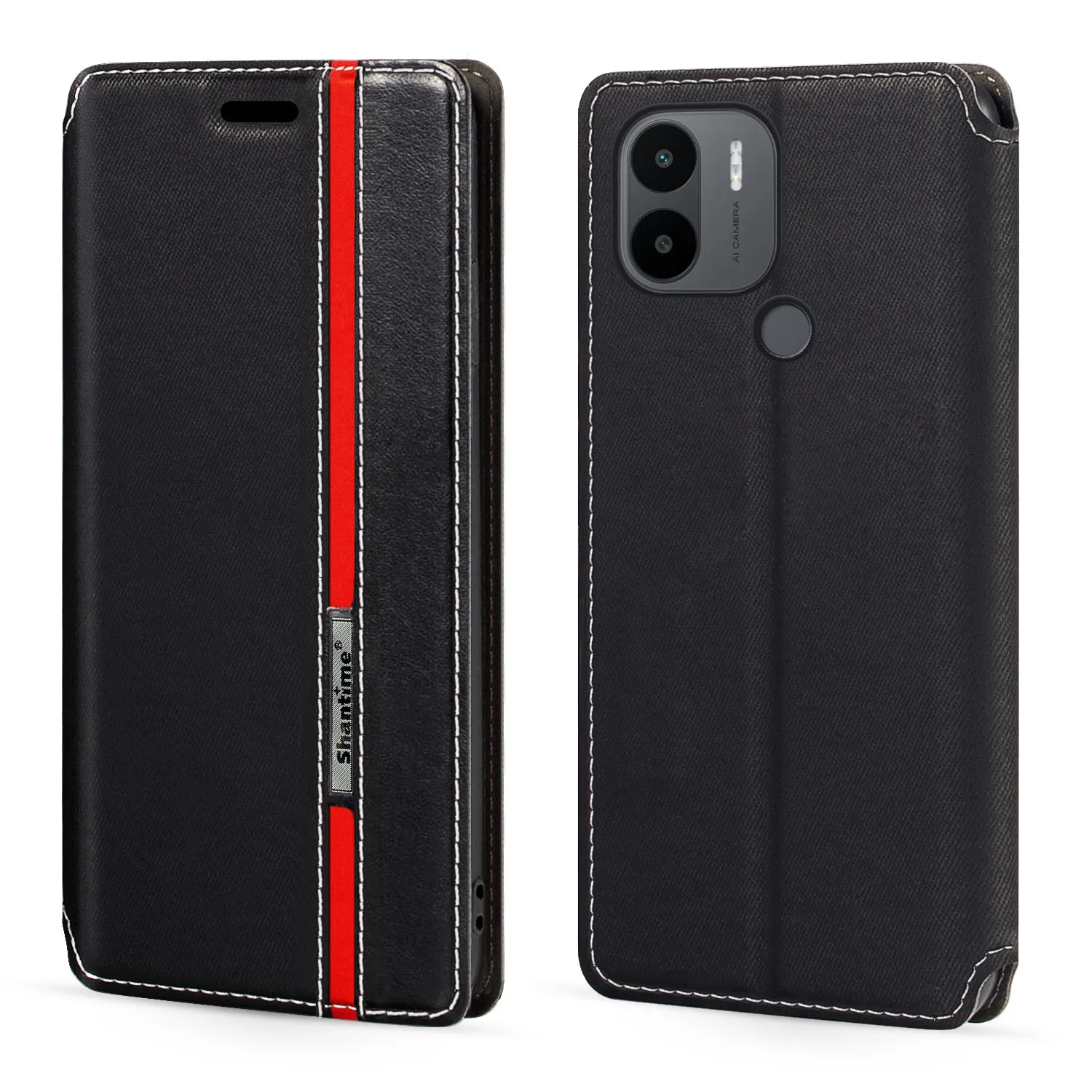 

For Xiaomi Redmi A1+ Case Fashion Multicolor Magnetic Closure Leather Flip Case Cover with Card Holder For Xiaomi Redmi A1 Plus