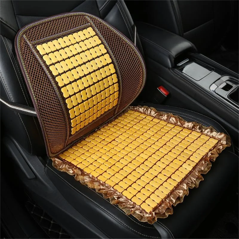 thumbnail image 1 of Funda de asiento de coche de silicona transpirable y fresca, cojín de apoyo lumbar para masaje de espalda, respaldo de gel de sílice universal de verano para coche Buick, 1 of 5