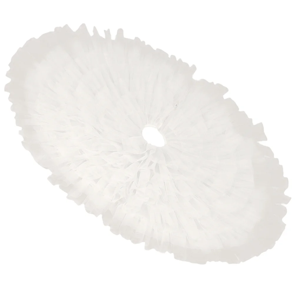

Xmas Tree Skirt Decorative Christmas Tree Mat Skirt Party Ornament For Indoor Christmas Tree Solid Cake Tree Skirt Wedding Dress