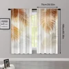 2pcs, Curtains 2D print Eclectic decor Versatile 100% Polyester (without rod) Thermal Insulation, and Room Darkening Functions 3