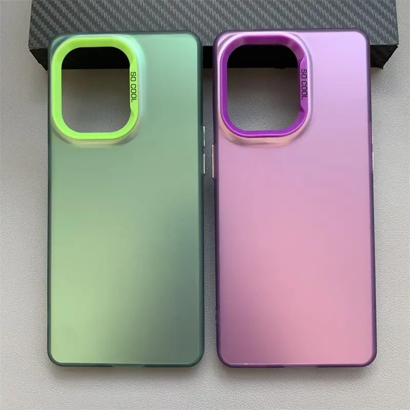 Luxury Metallic Aurora Skin Matte Phone Case Cover