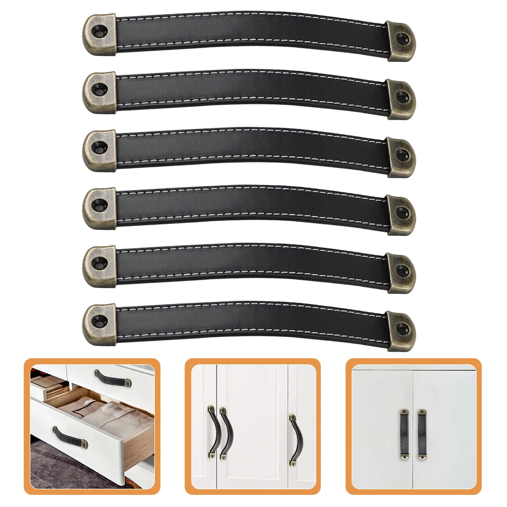 

6pcs Pull Handles Dresser Handles Drawer Pulls Cabinet Cupboard Door Pulls
