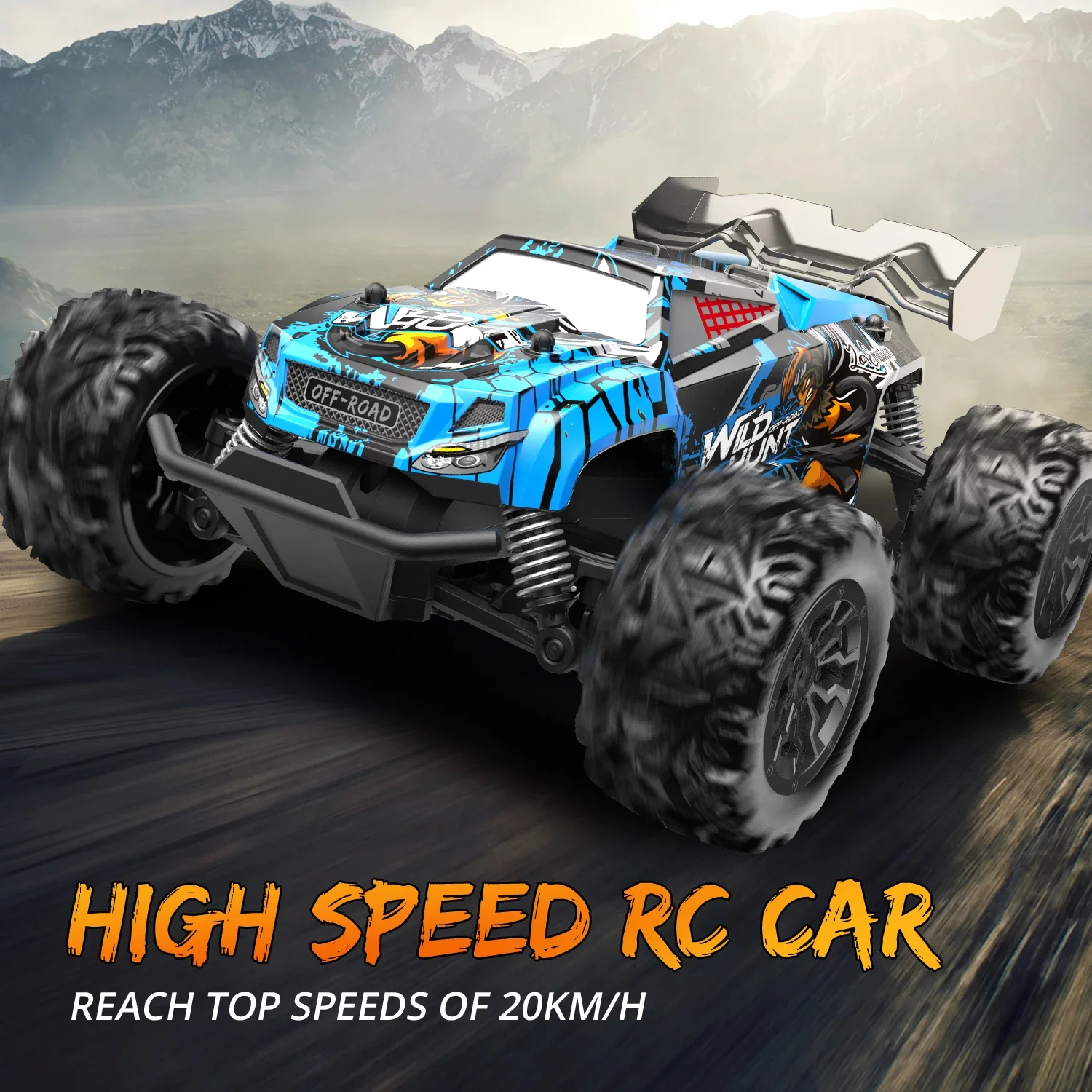 20KM/H Power Motor 2.4G RC Drift Car Truck Independent Shock Absorber Anti-Crash Vehical Adults Kid Toy Gift Remote Control Car 3