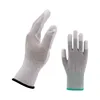 6pair Antistatic Gloves Anti Static ESD Electronic Working Gloves pu coated palm coated finger PC Antiskid for Finger Protection 6