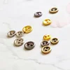 YOMDID 100pcs/Lot Round Metal Buttons 6/7/8mm Buckle For DIY Clothes Doll Sewing Decoration 2 Holes Button Handcraft Accessories 1