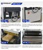 1 Full Automatic High Speed Heavy Duty Press Wood Planer 2 Knife Planer Helical Head Double Sided Thickness Wood 5