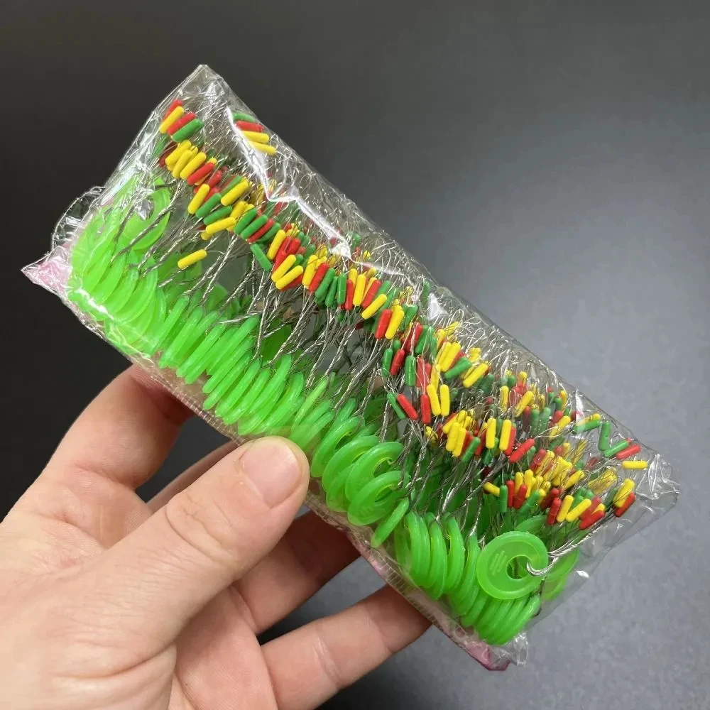 600 stoppers en caoutchouc pour flotteurs de pêche - Perles ovales espaceurs pour ligne de pêche