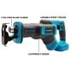 Cordless Reciprocating Saw Power Saw for Wood / Metal Cutting with 4pcs Blades fit Makita 18v Battery(No Battery) 3