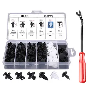 Auto Trim Clip Set 120pcs Portable Car Mounting Clips Door Trim Car Body  Rivets With Screwdriver Affordable Liner Fixed Clips - AliExpress