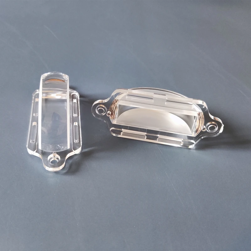 

#SPJI-70 High quality Led Optical Lens, Window lamp lens, Size 70X28mm, Degree 3*180, Clean surface, PMMA Materials