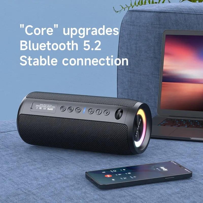 ZEALOT S51PRO 40W High-power Bluetooth Speaker 3D Stereo Bass Bluetooth Speaker Portable IPX5 Waterproof Suitable TWS Boom Box 4