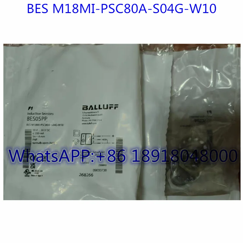 

Brand New BES M18MI-PSC80A-S04G-W10 Proximity Sensor BES05PP Fast Shipping