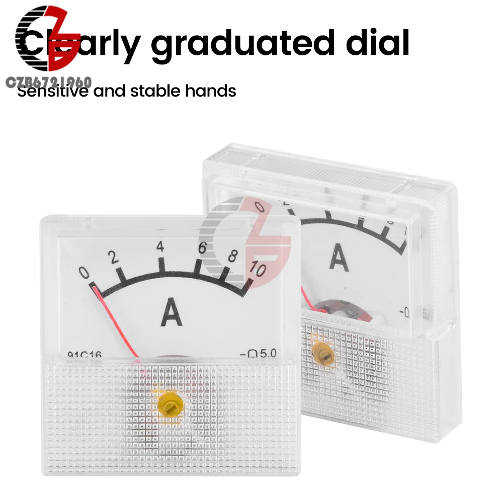 Analog Pointer Voltage and Current Panel Meter Tester