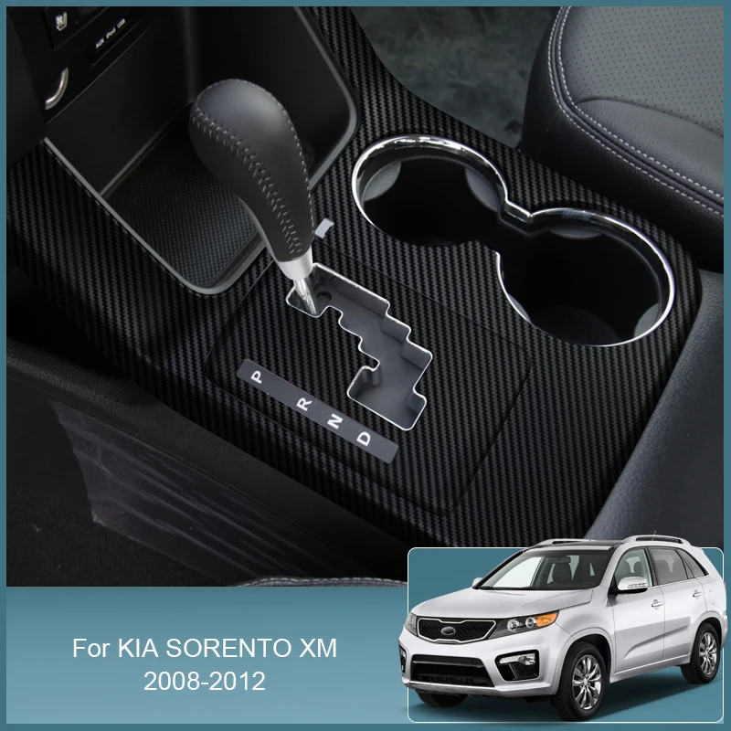

Автомобильная наклейка для внутреннего интерьера для KIA SORENTO XM 2008-2012, переводная оконная панель, наклейка, пленка на рулевое колесо, автомобильные аксессуары
