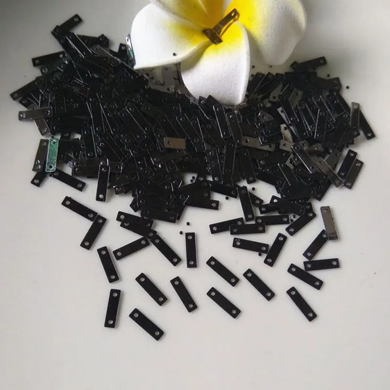 Pailletten-Pailletten, 10 mm, 15 mm, 22 mm, 19 mm, 40 mm, PVC, langer Streifen, Doppelloch, lose Pailletten, Hochzeitsdekoration, DIY-Kleidung, Dekoration, 10 g – Detail 2