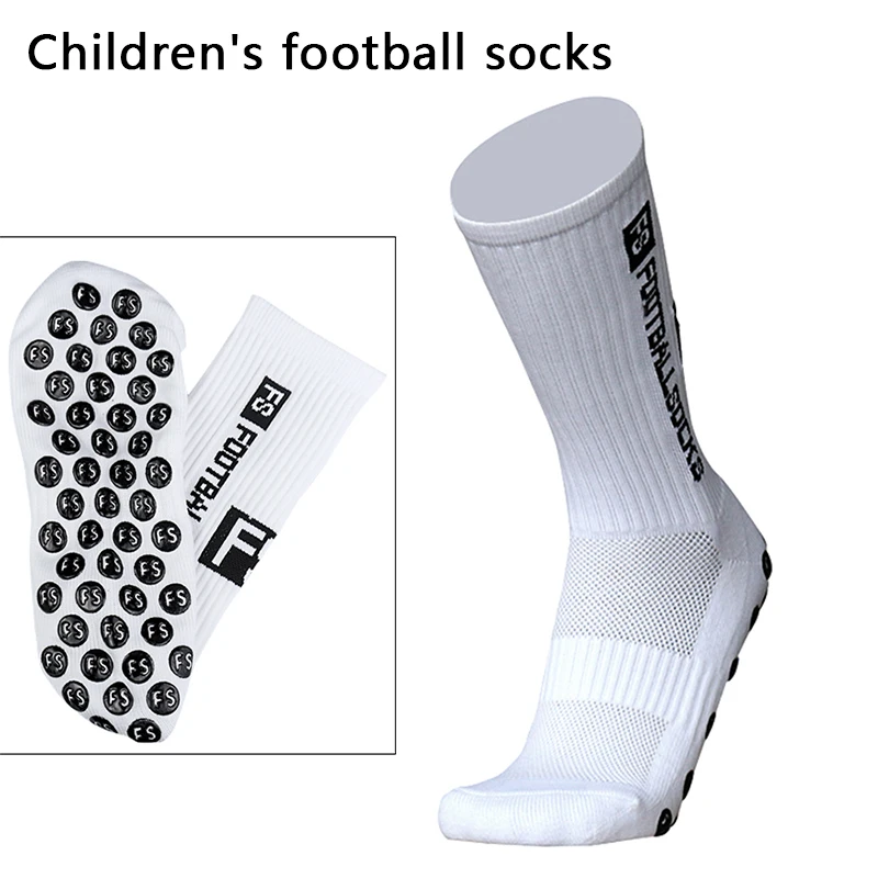 HABNI Fußballsocken Kinder 4 Paar - Anti-Rutsch Grip Socken Für Sport, Größe 33-39