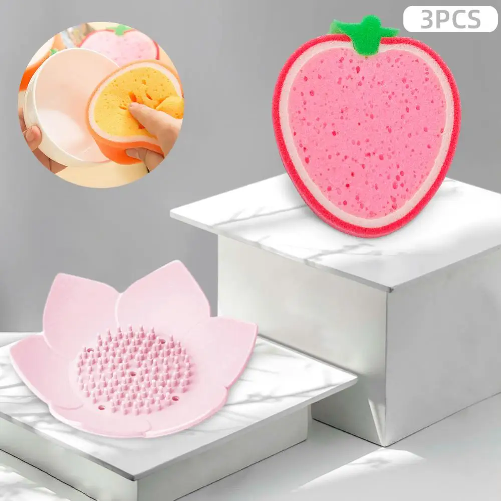 

Детская губка для ванной, аксессуары для ванны, детское творческое общежитие с фруктами, товары для дома, губка для экономии места