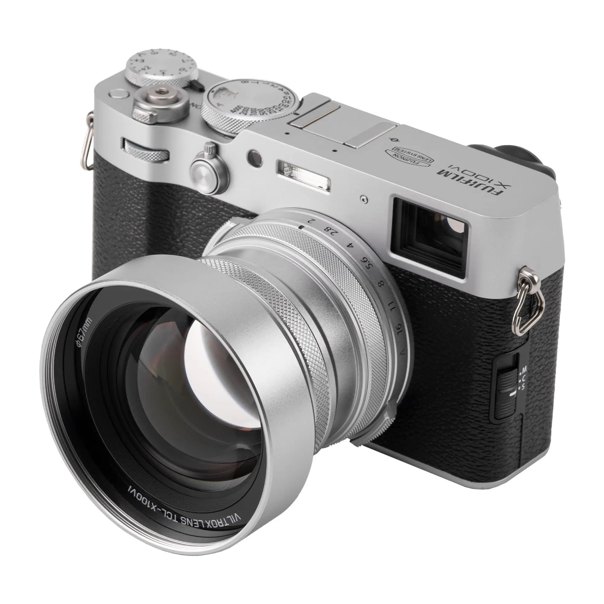 VILTROX 추가 변환 렌즈 1.4x 망원 버전 28mm 광각 버전 후지필름 X100VI X100V X100F X100S X100용