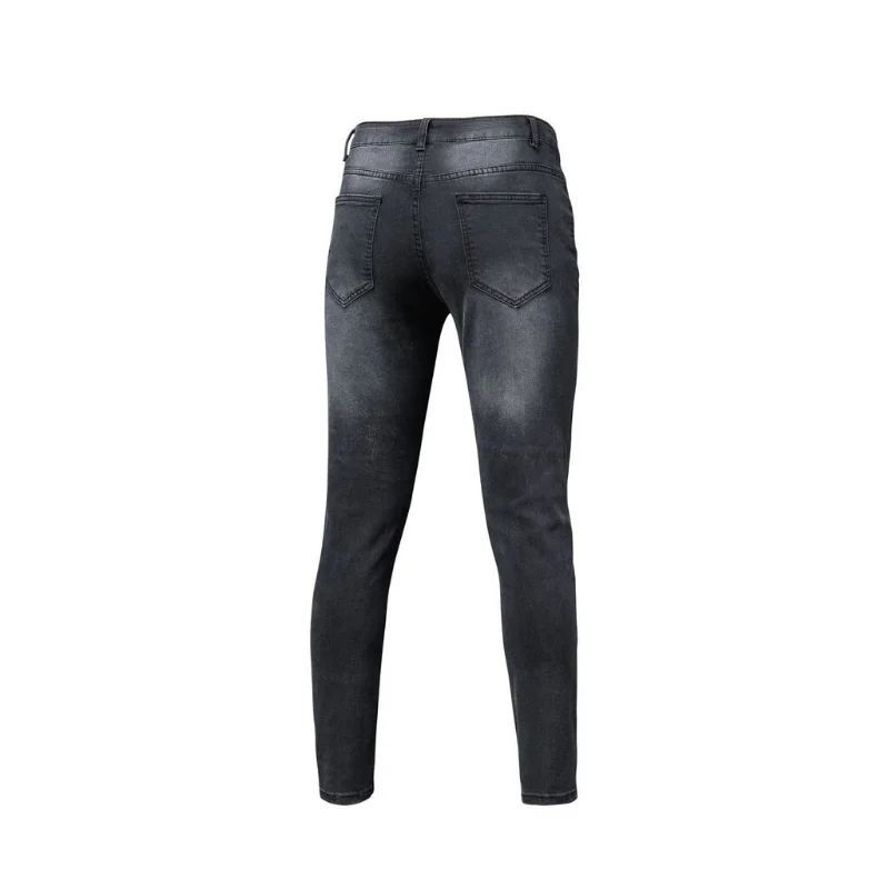 Plus Size S-3XL Men Ripped Jeans Spring Autumn Fashion Casual Washed Hole Slim Skinny Pencil Long Denim Pants Hip Hop