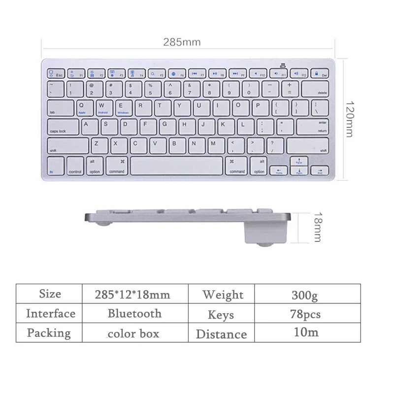 Magic mouse 2ワイヤレス,bluetooth  2.4g,タッチホイール付き,appleスタイルのpc,macコンピューターのキーボード用の超薄型