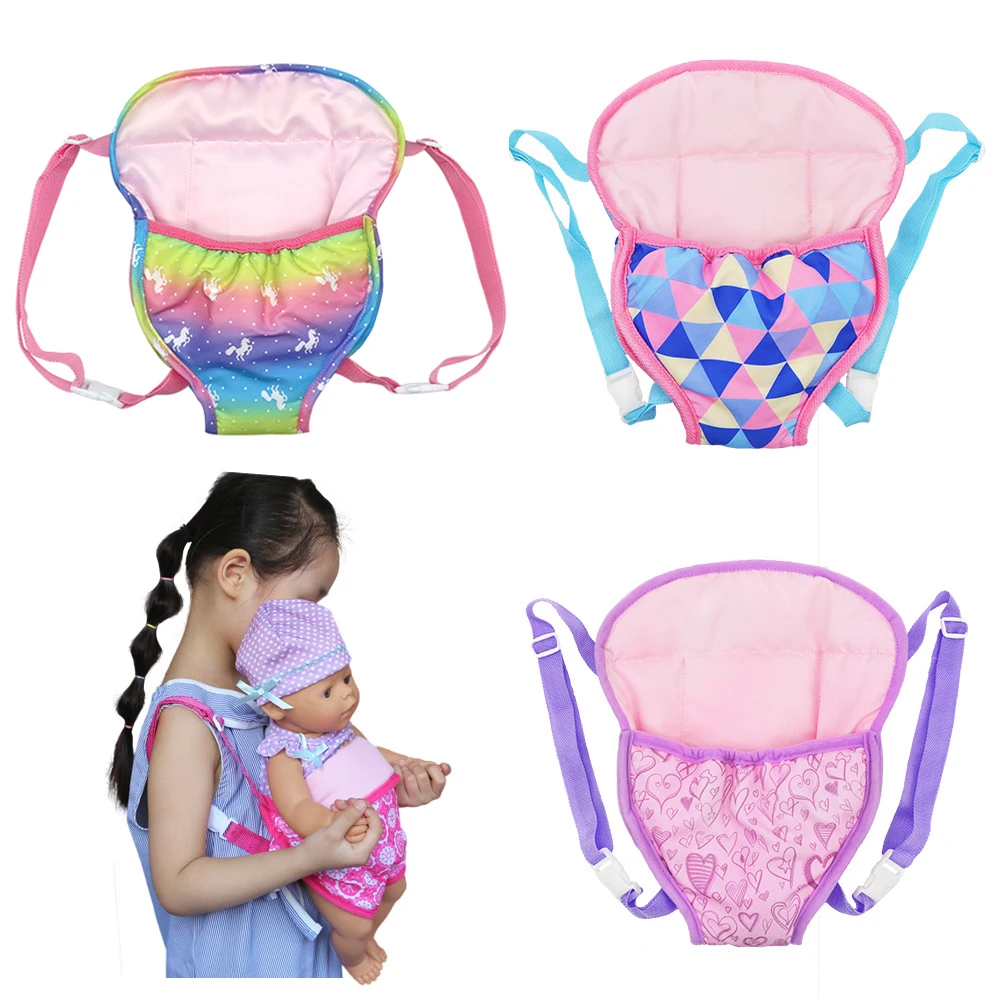 Dolls Out Going Carry Bag with Adjustable Straps for 12-18 inch Baby Doll Girl Doll Travel Accessories,doll accessories toys,doll accessories