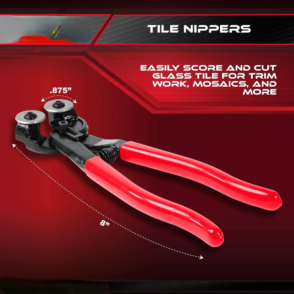 Comfort Grip Carbide Glass Ceramic Tile Nipper