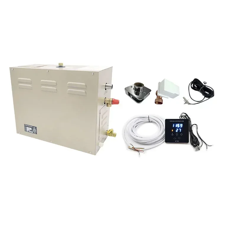 6KW Sauna Steam Machine Household Steam Generator Automatic Descaling Sauna Room Equipment