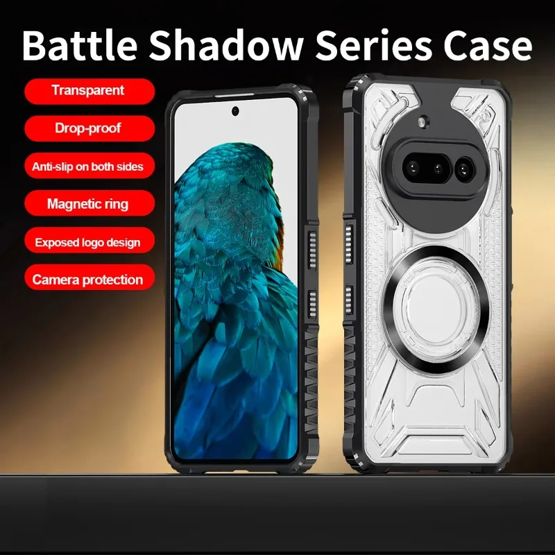 Luxury Armor Magnetic Magsafe Phone Case – Shockproof Hard Back Cover with PC+TPU Protection