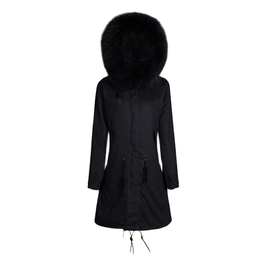 fur lined parkas women's